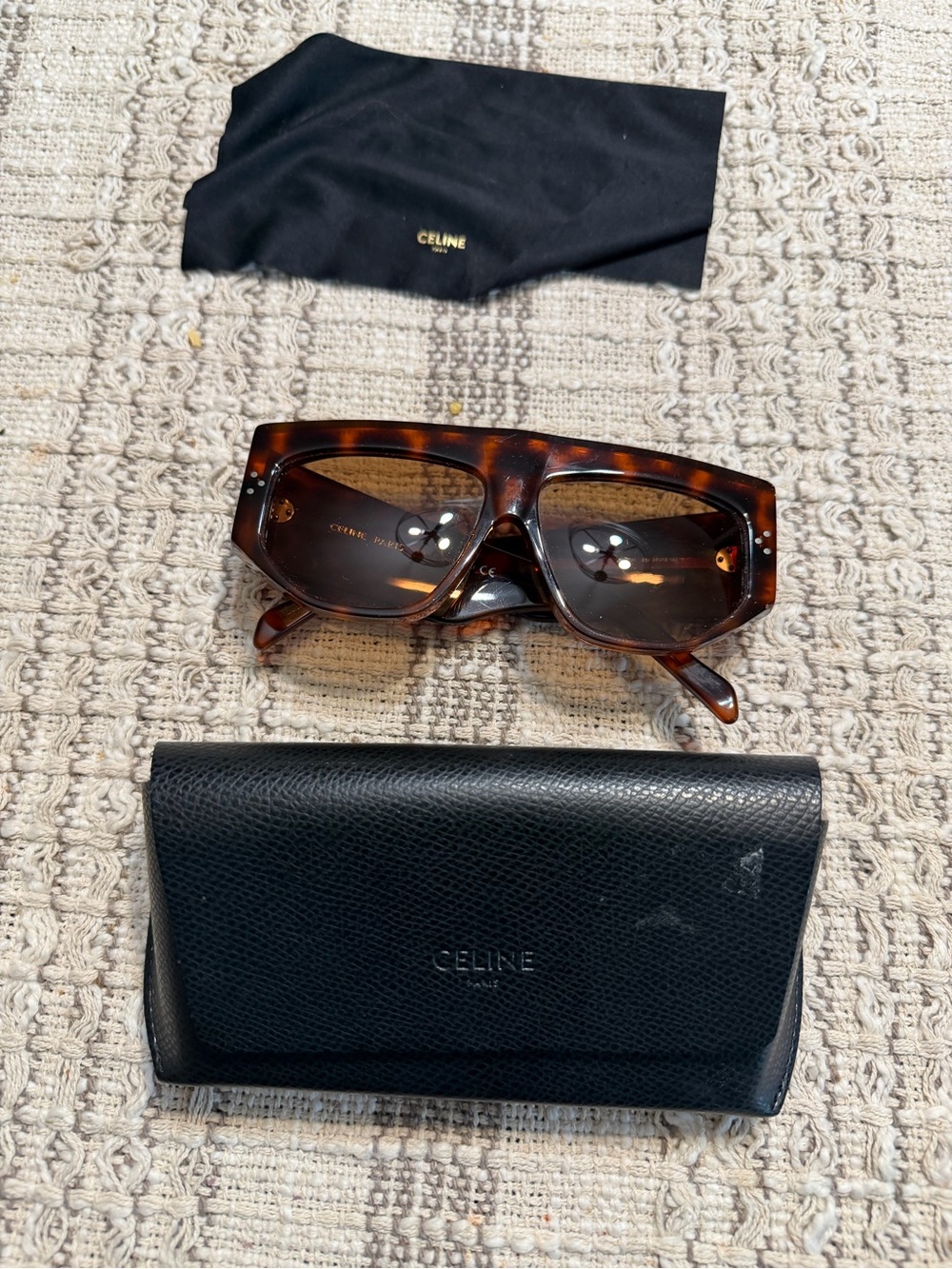 Celine women’s Tortoiseshell Sunglasses with Brown Lenses - Picture 4 of 9